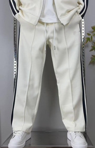 Ensemble de survêtement pour <span class=keywords><strong>homme</strong></span> LEDUO, deux pièces, fermeture éclair, rayé, vêtements de sport décontractés, tissu doux et confortable, <span class=keywords><strong>tenue</strong></span> décontractée pour tous les jours, coupe ample - Product Image 4