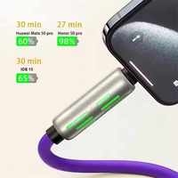 Nueva Tendencia 4 en 1 Aleación de zinc Tipo-C Cable DE DATOS USB PD 240W Cable de carga multifunción para teléfonos móviles Cable de cargador