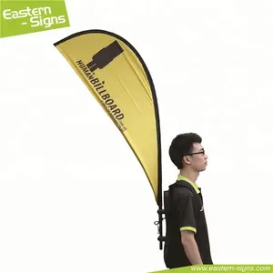 Advertising Flying teardrop Banner Backpack Walking Billboard