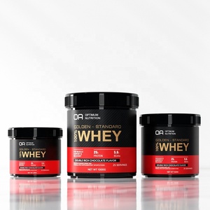 Cấp thực phẩm thiết kế mới 500g 1000g bán buôn nhựa Whey Protein bột Jar chai container - Product Image 1