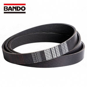 Courroie nervurée Bando 7PK1600, résistante à l'huile et à la chaleur, en caoutchouc, pour transmission automobile, OEM - Product Image 1
