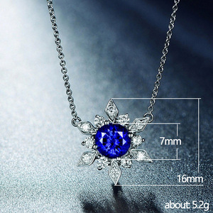 Collana con Ciondolo a Girasole per Donne, Accessorio Floreale per Uso Quotidiano, Catena per Clavicola - Product Image 4