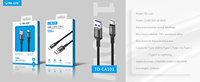 Câble de données de charge magnétique tressé en nylon magnétique puissant pour téléphone, aimant USB a vers type C de 66W, entièrement compatible