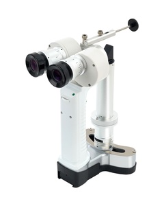 Microscopio de lámpara de hendidura portátil LED Aist Optics para uso oftalmológico y veterinario, diseño de lámpara de hendidura de mano para examen oftalmológico, color blanco - Product Image 1