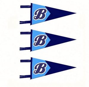 Bandera Triangular de Fieltro con Impresión Digital a Color Personalizada, Bandera Estilo Guirnalda, Banderas Escolares Únicas y Personalizables - Product Image 3