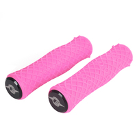 FMFXTR Poignée de vélo antidérapante de haute qualité, absorption des chocs, poignée de vélo en éponge de silicone souple, poignée de guidon de vélo, poignée de guidon de VTT