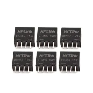 Hi- Link Electronic IC B1205S-1WR3 B1212S-1WR3 Stock 1W 12v To 5V 12V DC-DC Isolated Power Single Output RoHS Supply Module