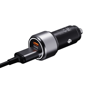 Somostel SMS-A51 sạc xe hơi cổng USB kép 45W + QC3.0 20W Bộ chuyển đổi di động mini sạc nhanh USB sạc tốc độ cao 65W - Product Image 3