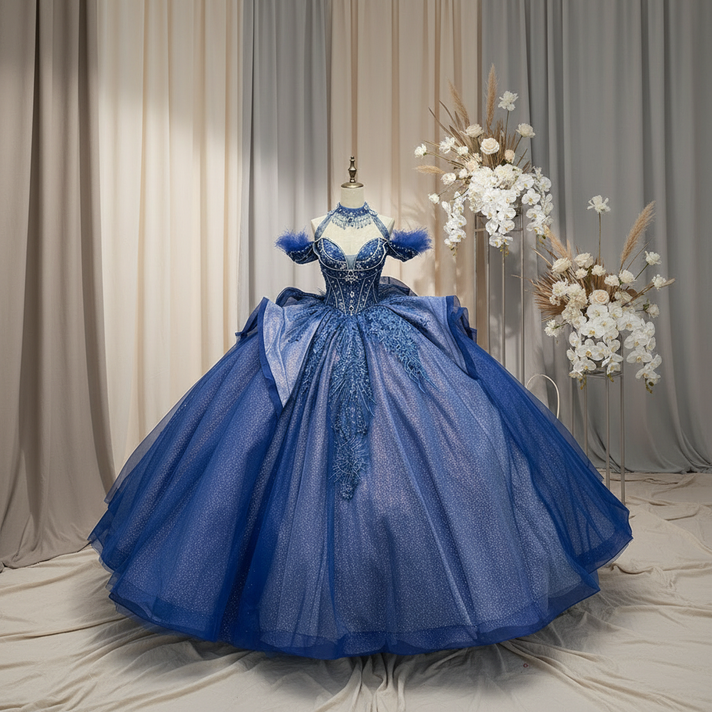 Wholesale Royal Blue Dresses for Teens Elegant Puffy Tulle Gown |  Alibaba.com