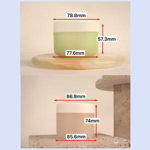 Flacon applicateur double couche en plastique PP de 50-100-200g pour crème de nuit, masque de sommeil <span class=keywords><strong>et</strong></span> boue réparatrice - Product Image 4