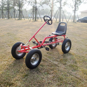 <span class=keywords><strong>Go</strong></span>-Kart a Pedali QIQU da 147 cm per Bambini e Adulti, Portata 100 kg, per Uso Intensivo - Telaio Rinforzato in Acciaio - Product Image 2
