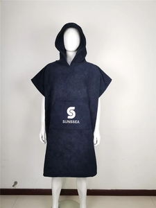 Toalla de Baño Súper Absorbente con Logotipo Personalizado, Poncho de Surf, Toalla de Microfibra de Doble Cara, Toalla de Playa con Capucha para <span class=keywords><strong>Hombre</strong></span> y Mujer - Product Image 2