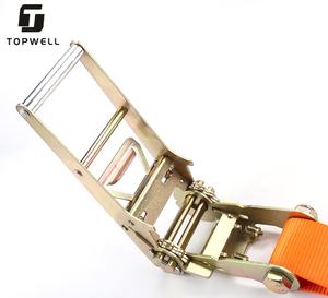 Cinghia per verricello resistente da 100 mm con gancio piatto, resistenza alla rottura di 10000 kg, certificata CE, per fune di traino auto/camion e ancoraggio del carico - Product Image 2