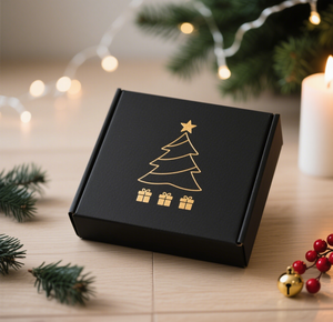 Hộp quà Giáng sinh cao cấp phong cách thời trang, hộp thư bằng giấy carton nhiều màu sắc, hộp quà ngày lễ - Product Image 2