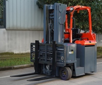 Chariot élévateur électrique 3t 5t à rotation 360°, chariot élévateur multidirectionnel avec longue portée de levage 6m 8m