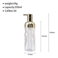 Flacon pompe rechargeable en PET de haute qualité, pulvérisateur, plusieurs tailles, impression sérigraphique personnalisée, soins de la peau, lotion corporelle, soins capillaires
