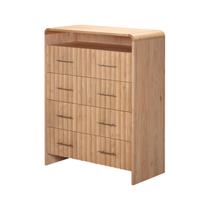 RIVEO RANGE Highest Quality Wood Bedroom Home Furniture Durable Sustainable Eco-Friendly Dresser <b>Tallboy</b> Cabinet - Product Image 1