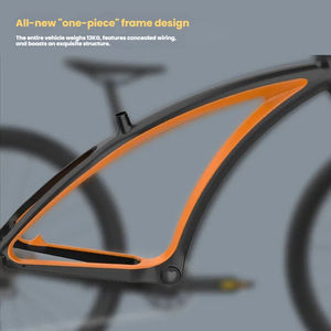 Vélo de route à cadre en fibre de carbone pas cher 28*2 pouces, 12 vitesses, freins à disque à pression d'huile, vélo de gravier avec pédale rigide pour adulte - Product Image 5