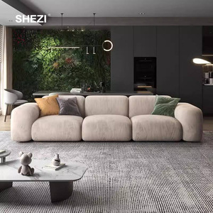 Shezi atunus Bắc Âu Sang Trọng 3-Chỗ Ngồi Modular Cắt <span class=keywords><strong>Sofa</strong></span> Chất Lượng Cao Vải L-Hình Dạng Đồ Nội Thất Phòng Khách Miếng Bọt Biển Cho Biệt Thự - Product Image 1
