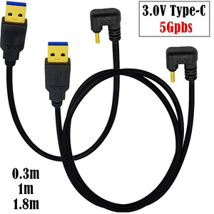 <span class=keywords><strong>C</strong></span>âble de synchronisation et de charge <span class=keywords><strong>USB</strong></span> plaqué or <span class=keywords><strong>USB</strong></span> 3.0 (<span class=keywords><strong>Type</strong></span>-A) mâle vers <span class=keywords><strong>USB</strong></span> 3.1 (<span class=keywords><strong>Type</strong></span>-<span class=keywords><strong>C</strong></span>) mâle (noir) 0,3 m/1 m/1,8 m - Product Image 3