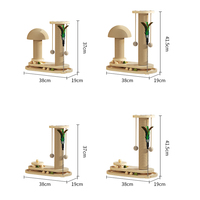 Griffoir pour chat en bois MDF beige, vente en gros du fabricant