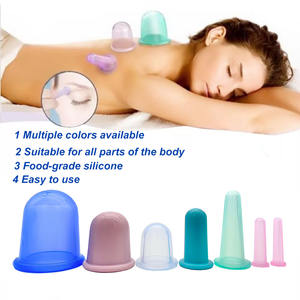 Set Alat Bekam Wajah Silikon Food Grade, Set Terapi Bekam yang Dapat Digunakan Kembali, Cangkir Hijama Warna-warni untuk Pengencangan Wajah, Set Bekam dengan Logo - Product Image 4