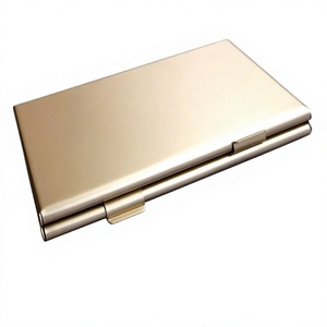 Porte-cartes de visite et de crédit en aluminium argenté, design créatif, 90x60x5MM / Vierge - Product Image 2