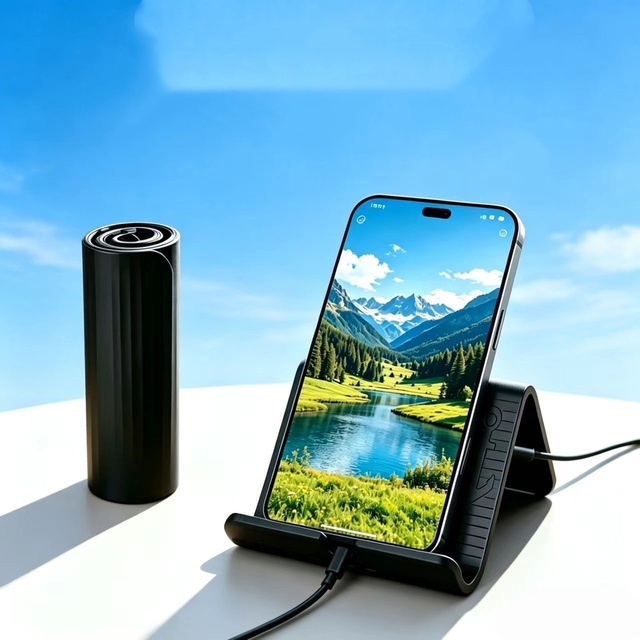 Silicone Flexible Deformation Creative Folding Holder and Deformable Silicone Mobile Phone Stand for Electronic Products