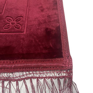 Semplice rouge epais tapis de culte leger antiderapant facile a entretenir tapis de culte pour <span class=keywords><strong>les</strong></span> activites de pelerinage - Product Image 4