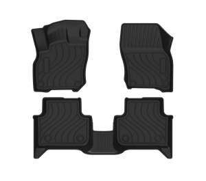Nouveaux tapis de sol 3D TPE imperméables et antidérapants en 3 pièces pour <span class=keywords><strong>SEAT</strong></span> Terramar 2025, conduite à gauche, vente en gros - Product Image 1