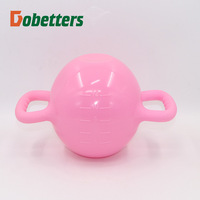 Kettlebell en PVC pour le yoga et le fitness, avec poignées binaurales, équipement de sport, haltères pour le Pilates et le modelage du corps