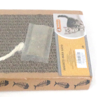 Plateau d'escalade et griffoir pour chat en carton durable de luxe, style simple, 37,5*23*3,5 CM, pour usage en condo pour chat