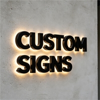 Lettres en relief LED personnalisées rétroéclairées pour entreprises, parcs commerciaux - Étanche IP65