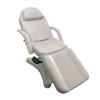 Table de massage/soins esthétiques moderne et minimaliste en PVC, lit de thérapie pliable et portable de qualité professionnelle pour tatouage et broderie