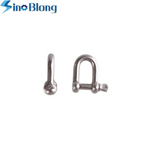 Manille en acier inoxydable Manille marine Gréement <span class=keywords><strong>Bateau</strong></span> de levage Manille en D - Product Image 5