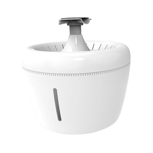 Fontaine à eau automatique pour animaux de compagnie, blanche, 2,5 litres, fontaine à eau pour chat, silencieuse, avec filtre - Product Image 2