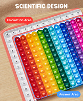Joycat Flash Cards Pop Board Fidget Multiplication Flash Cards Times Table Chart Division Addition Subtraction Math Game Toys