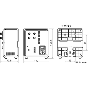 Hikrobot, 2 canales, salida de 120W/24V, estable y la respuesta es un controlador analógico rápido para anillo de luz industrial - Product Image 2
