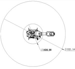 <span class=keywords><strong>Robot</strong></span> de palettisation industriel robuste avec moteur PLC, bras robotisé OEM 220 kg à charge utile élevée, <span class=keywords><strong>robot</strong></span> de peinture par pulvérisation pour la manutention des matériaux et les lignes d'emballage - Product Image 6