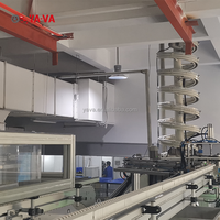 Convoyeur à chaîne spirale YA-VA 2022, largeur de chaîne 83 mm 103 mm, pour la manutention de produits légers, équipement de manutention de matériaux, élévateur spiral