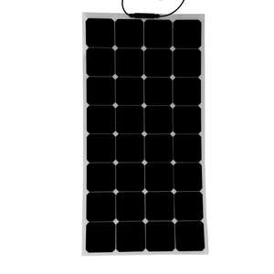 Panneau solaire monocristallin bifacial tout noir 200W, <span class=keywords><strong>semi</strong></span>-flexible, demi-cellule, double verre, ETFE, 12V <span class=keywords><strong>pour</strong></span> camping-car, bateau et applications marines - Product Image 3