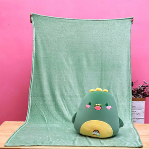 Personalizzato 3 in 1 Peluche cuscino giocattolo con coperta scaldamani Set di animali Plushie aria condizionata cuscino trapunta <span class=keywords><strong>Manta</strong></span> Almohada Peluche - Product Image 5