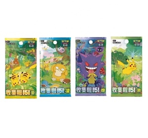 Caja de Sobres de Cartas Coleccionables Pokémon (PTCG) en Chino Simplificado, 151 Paquetes <span class=keywords><strong>Escarlata</strong></span> y Violeta, Regalo Coleccionable para Niños - Product Image 1