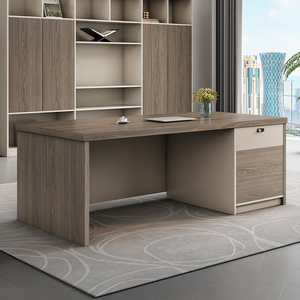 Gabinete y mesa <span class=keywords><strong>de</strong></span> <span class=keywords><strong>oficina</strong></span> <span class=keywords><strong>de</strong></span> altura ajustable <span class=keywords><strong>de</strong></span> madera para estación <span class=keywords><strong>de</strong></span> trabajo grande <span class=keywords><strong>de</strong></span> lujo moderno personalizado - Product Image 6