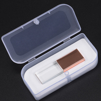 Flash Drive kristal Usb ukiran kaca, Stik USB kristal kustom untuk hadiah