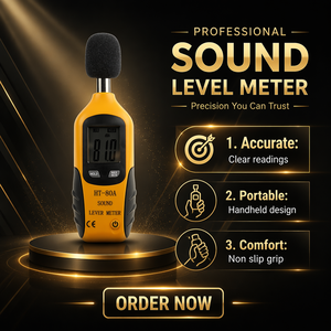Hti XINTEST 80A Portable Digital 35-130 Db <b>Sound</b> Level <b>Meter</b> ABS Plastic OEM ODM Guangdong 1 Year Warranty - Product Image 1