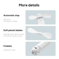 Kipas Tangan Pluska G08 Terbaru 2000mAh Isi Ulang Tiga Kecepatan Pendingin untuk Luar Ruangan dengan Lampu LED