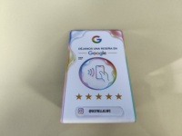 Tarjeta NFC Personalizada con Chip RFID 213/215/216, Resistente a Rayones, para Reseñas de Google, para Comercios, Salones y Hoteles
