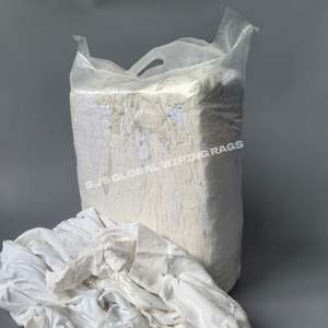 Trapos de Felpa Blancos 100% Algodón para Uso Industrial, con Gran Absorción de Agua y Aceite, Bolsas de 10 Libras - Product Image 1