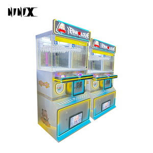 เครื่องหยอดเหรียญพวงกุญแจคลิปรักสีชมพูสำหรับผู้เล่น2คนเครื่องขายกระต่ายบูติกของเล่นสำหรับสวนสนุกกรงเล็บตุ๊กตา - Product Image 3